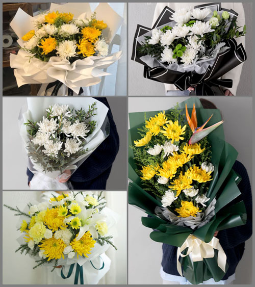 广东汕头市金平区白事花束代送